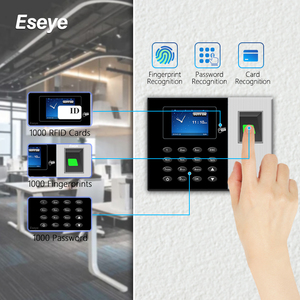 Sistema DE ASISTENCIA DE TIEMPO biométrico Eseye, máquina de asistencia de tiempo de huellas dactilares para empleados, grabadora de huellas dactilares con pantalla de 2,4 pulgadas - Product Image 6