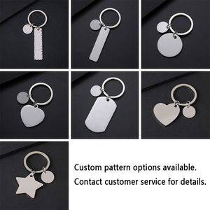 Vente directe de porte-clés personnalisés en acier inoxydable avec petit cœur en relief - Product Image 6