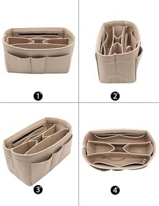 Organizador <span class=keywords><strong>de</strong></span> bolso <span class=keywords><strong>de</strong></span> fieltro, <span class=keywords><strong>bolsa</strong></span> dentro <span class=keywords><strong>de</strong></span> la <span class=keywords><strong>bolsa</strong></span>, organizador para bolso <span class=keywords><strong>de</strong></span> mano, compatible con Speedy y Neverful - Product Image 5