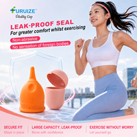 Boîte de rangement portable pour stérilisateur de coupe menstruelle réutilisable, en plastique écologique, fournie par l'usine