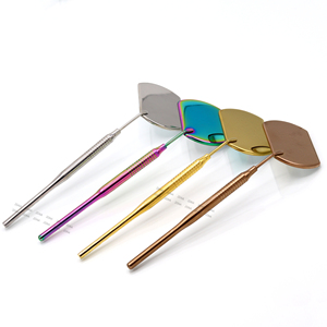 Espejo de extensión de pestañas y cejas de forma cuadrada grande personalizado calidad profesional para una vista perfecta de pestañas postizas al por mayor - Product Image 5