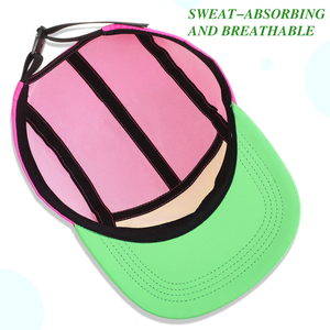 Tùy Chỉnh <span class=keywords><strong>80S</strong></span> 90S Neon 5 Bảng Điều Chỉnh Hat Nylon Chống Thấm Nước Cap Retro Có Thể Điều Chỉnh Nhân Vật Cho Sử Dụng Ngoài Trời Cho 90S Chủ Đề Bên Trang Phục - Product Image 6