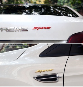 Emblèmes de voiture 3D en métal <span class=keywords><strong>SPORT</strong></span> Premium, autocollants pour les ailes latérales, le coffre arrière, les emblèmes en alliage de zinc pour toutes les voitures, décoration, autocollants de voiture - Product Image 6