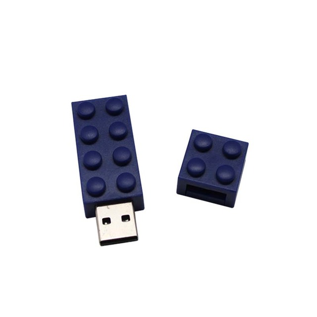Custom Building Block Toy Bricks Usb Gadget Usb Flash Drive 2.0 3.0 4gb 8gb U Disk Pvc Square With High Speed Pen Drive