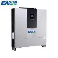 EASUN POWERスプリットフェーズ5000wソーラーインバーター110vac220vac48vdc3フェーズ80AデュアルMPPT60Aバッテリー充電器