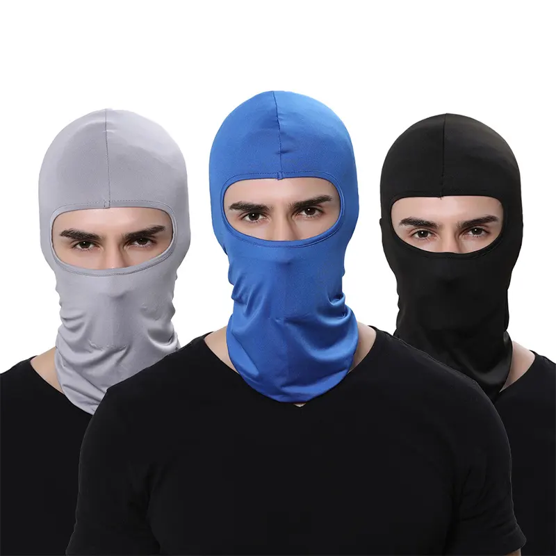 Masque facial léger de protection UV de cagoule de logo personnalisé pour le cyclisme moto pêche Sports de plein air respirant