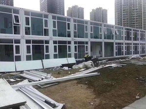 Casa Contenedor Modular Prefabricada de 20 Pies, Entrega Rápida y Fácil Montaje para Escuelas u Hoteles de 2 Pisos - Product Image 6