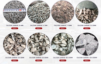 Carbure de calcium 15-25 mm pour la production de cyanamide de calcium et désulfurateur, emballage en fût d'acier de 100 kg, expédition rapide au port de Tema, Ghana