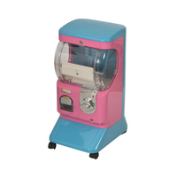 Distributeur de jouets Gacha à monnayeur, machine distributrice de capsules réglable à 1-8 jetons, à simple couche