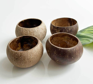 Nhà Máy bán hàng trực tiếp dừa tự nhiên Vỏ bát nến và hương liệu cho nhà hàng khách sạn đám cưới Bộ đồ ăn bán buôn - Product Image 3