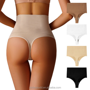 003 # Transfrontalier Sans Couture Taille Haute Abdomen Taille Façonner String Beau Corps <span class=keywords><strong>Sexy</strong></span> Fesses Plus La Taille Sous-Vêtements pour Femmes - Product Image 2