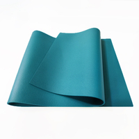 Tapis de yoga antidérapant en TPE Ecoofit, durable, noir, turquoise, rouge, violet, pour exercices, gym, entraînement, fitness, club, studio, pilates