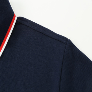 Fashion Casual Short <strong>Sleeve</strong> Polo Tee, Summer Pure Cotton Luxury <strong>Golf</strong> <strong>Tops</strong> with Classic Embroidery Logo - Product Image 5