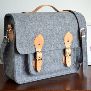 2025 diskon besar-besaran tas kantor flanel komputer Laptop untuk tas Laptop bulu Kempa Premium kustom - Product Image 2
