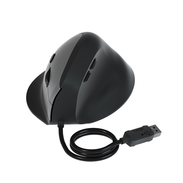 EM1 Vertical Mouse Gamer Wired Mouse for Computer Home Office PC