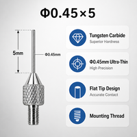 Sonde de mesure de hauteur, indicateur à cadran M2.5, sonde à pointe plate en acier tungstène, diamètre 0,45 x 5 mm, tailles personnalisées disponibles sur demande