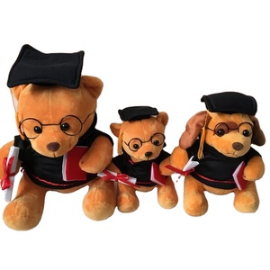 Venta al por Mayor de Fábrica, Osos de Peluche Personalizados con Logotipo, 18cm 20cm, Juguetes de Peluche de Tela de Algodón, Aniversario, ODM, Animales de Peluche para Aliviar el Estrés - Product Image 1