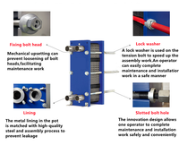 Échangeur de chaleur à plaques amovibles, à tubes à ailettes, à micro-canaux, à flux croisé, pour équipement de condensation et d'évaporation
