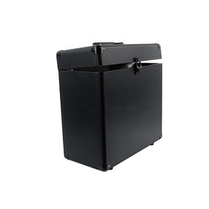 Haute qualité meilleur prix en cuir Portable <span class=keywords><strong>Victrola</strong></span> Vintage rétro disques vinyles étui de transport pour plus de 30 albums de disques - Product Image 3