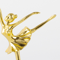Proveedor de Piezas de Trofeos de Primera Calidad, Adornos de ABS con Forma de Bailarina de Ballet para Trofeos de Baile, para Concursos de Baile GZ34