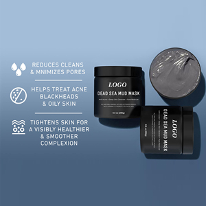 Máscara de Lama do Mar Morto Bliw Private Label Herbal para Limpeza Profunda, Hidratação, Anti-Acne, Minimização de Poros e Remoção de Cravos para Rosto e Corpo - Product Image 5