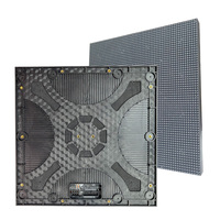 Fond de scène géant intérieur Module de mur vidéo Led Prix bon marché 500x500mm SDK Écran Led programmable Panneaux d'intérieur en bois intérieur