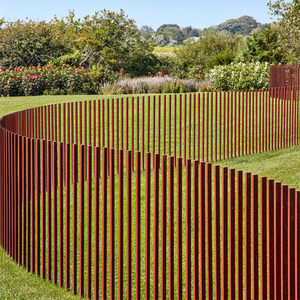 Citas de valla de acero Corten asequibles GNEE-Cercado de construcción comercial - Product Image 4