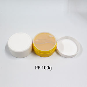 Récipient à beurre corporel à large bouche rechargeable personnalisé en gros PP 100g pots de crème givrée nue pot de soins de la peau en plastique - Product Image 6