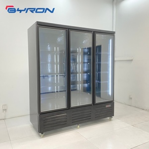 Vertical Glass Door Upright <b>Freezers</b> Control Automatic Defrost Commercial Display Shop Supermarket Catering Use BC Glas - Product Image 5