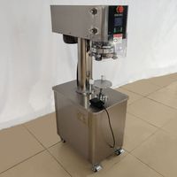 Sellador semiautomático de latas de Soda, máquina de sellado de latas de lata no giratoria