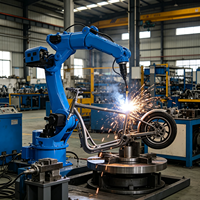 Robot de soudage à l'arc 6 axes personnalisable OEM, portée 1760 mm, charge utile 10 kg, CE ±0.05mm, IP54, bras creux, poignet CXR X6, robot best-seller