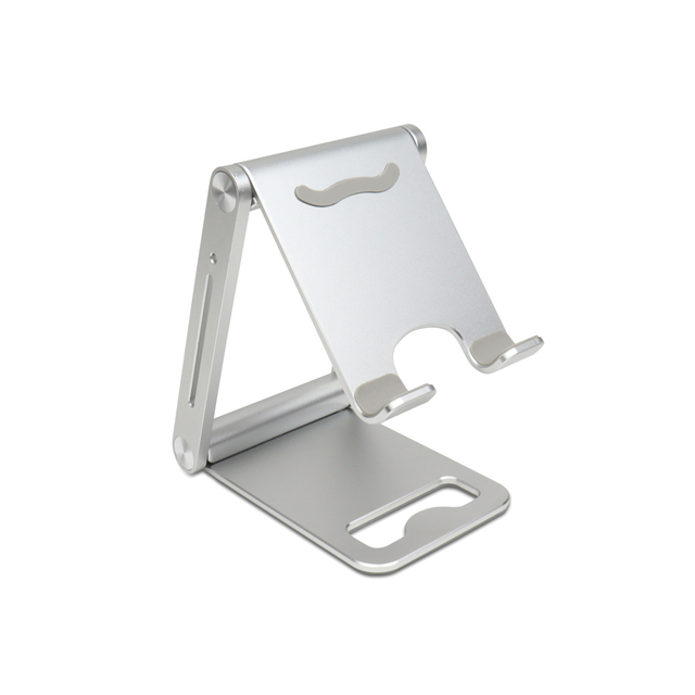 Hot Selling High Quality Aluminum Alloy Cell Phone Stand Desktop Adjustable Portable Folding Mobile Phone Stand