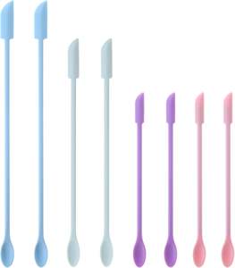 All-inclusive 3pcs/<b>set</b> Thin Lengthened Jam <b>Silicone</b> Double End Scraper <b>Set</b> Mini Tip Scraper Extended Sauce <b>Spatula</b> - Product Image 2