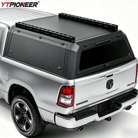 5'7" 6'4" Bed Cap Camper Shell Aluminum Sport Hardtop Canopy Truck Topper for 2019 2022 2023 Dodge RAM 1500 Classic 2500 3500