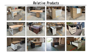 低価格オフィス家具 木製モダン社長用テーブル <span class=keywords><strong>L</strong></span>字型 耐久性のあるオフィスエグゼクティブデスク - Product Image 6