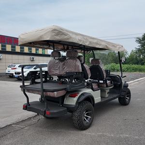 Yeni Model elektrikli gezi otobüsü 6 koltuk toptan Golf arabası elektrikli jeep - Product Image 1