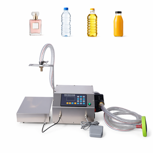 Machine <span class=keywords><strong>de</strong></span> remplissage semi-automatique pour liquides (produits chimiques, huiles, jus) avec contrôle numérique et remplisseur pondéral à commande par pédale - Product Image 2