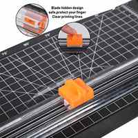 Lames de rechange universelles de sécurité pour coupe-papier A4, tête de coupe durable en acier inoxydable pour coupe-papier coulissant