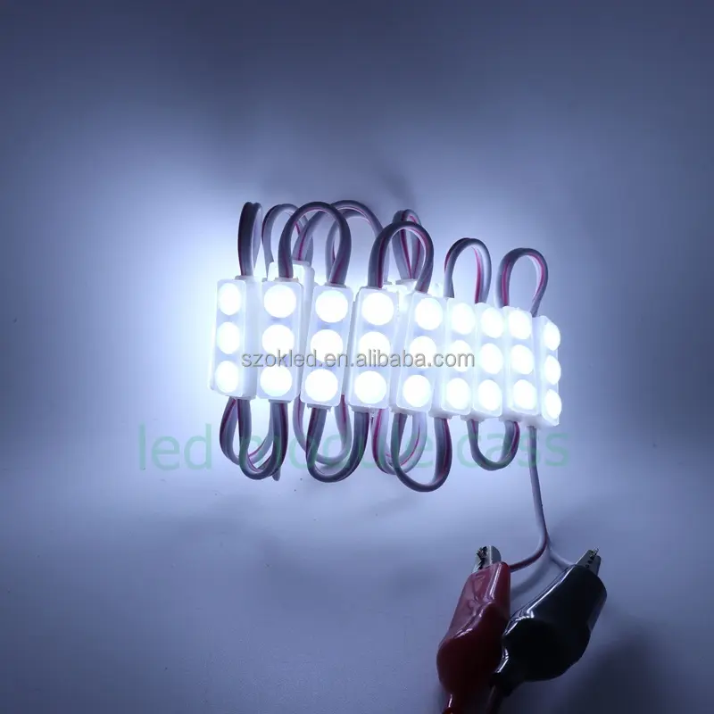 Led Mini Modul Injeksi 2906 12V 3Leds 0.6W Led Diterangi Tanda Saluran Surat Luar Ruangan Smd 2835 Modul Led Tahan Air