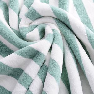 Serviette de bain douce et absorbante en microfibre tissée, polaire corail, cationique, pour hôtel, cadeau, 70*140cm, 35*75cm, vente en gros directe usine Chine, prix abordable - Product Image 3