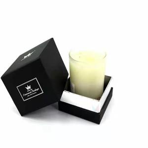 Grosir kotak kemasan kertas tabung lilin kosong dengan tutup untuk wadah kemasan stoples lilin hadiah - Product Image 1