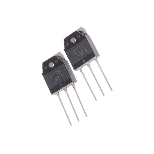 High Quality Transistors  KTD718 TO-3P Audio Power Amplifier 8A 120V NPN Transistor 2SD718 D718