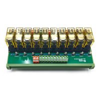 Module de relais IDEC 10 canaux Shimaide, montage sur rail DIN, à vis, 1NO1NC, carte d'interface amplificateur de sortie PLC, 12A, faible consommation