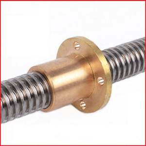 Vis à filetage trapézoïdal en acier inoxydable REALMAX D-11 8 mm T8, <span class=keywords><strong>pas</strong></span> de vis 1 mm 2 mm 4 mm, écrou à vis trapézoïdal pour imprimante 3D - Product Image 2