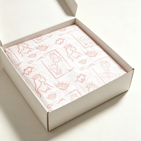 Papier de soie transparent personnalisé au prix d'usine, papier d'emballage pour vêtements et cadeaux, logo personnalisé disponible, emballage de vêtements en papier de soie