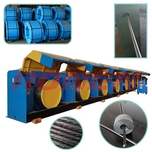Poles Construction Concrete Reinforcement Steel Wires Drawing Machine Wire Mesh Cage Winding Welding Machine