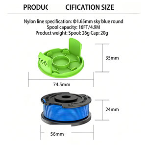 Bobine de remplacement compatible avec <span class=keywords><strong>Greenworks</strong></span> 29252 29092 24V 40V 80 21332 21342 2100302 G24LT G24LTK2 G24LT30M G24LT30MK2 - Product Image 5