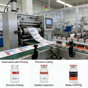 Manufacture Free Design Templates Vial Bottle <strong>Sticker</strong> Package 2ml 3ml 10ml Vial Bottle Label <strong>Stickers</strong> Holographic <strong>Printing</strong> - Product Image 4