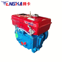 Moteur de démarrage de tracteur, moteur diesel 9HP monocylindre refroidi par eau, pompe à huile R185, roulement