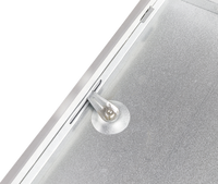 Panneaux muraux de plafond en acier modernes, carrés, étanches, pour usage hôtelier, avec système de verrouillage à came, couleur blanche, revêtement en poudre